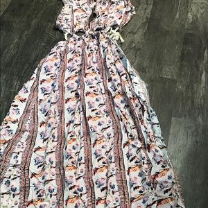 Long Floral cover-up small